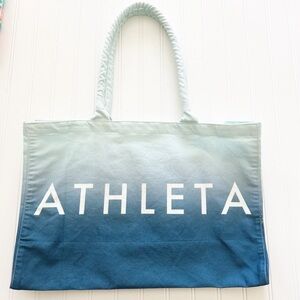 Athleta Canvas Ombre Large Tote Bag
